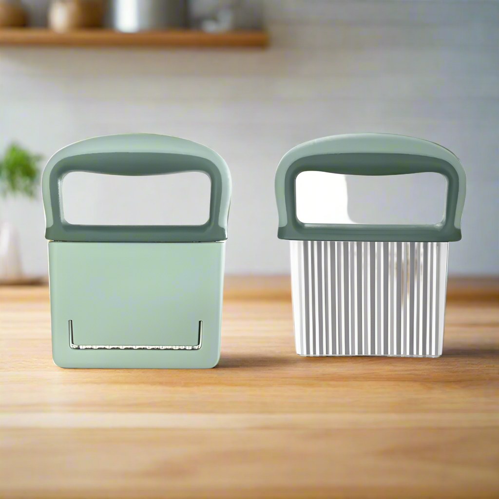 Coupe frite dentelée variante verte