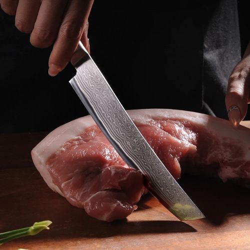 couteau-japonais-damas-coupe de viande