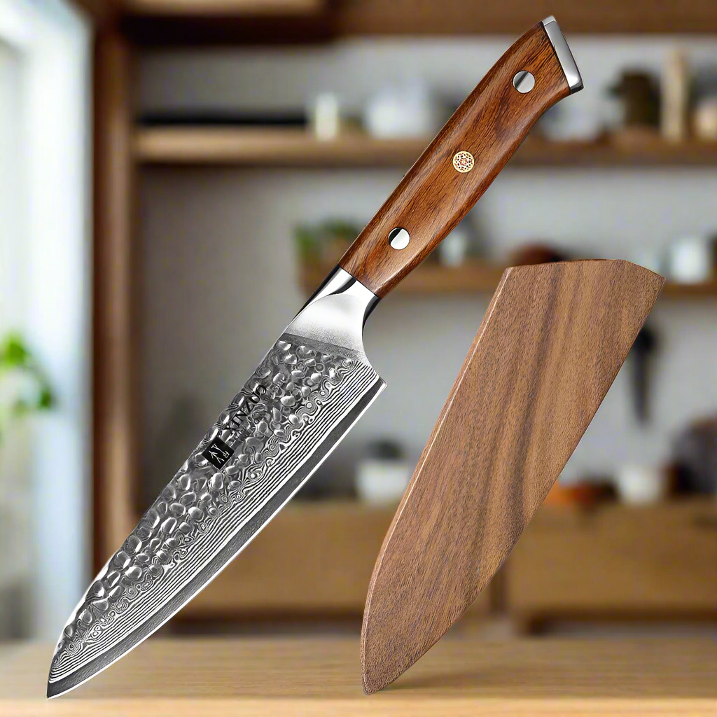 Couteau japonais santokun etui en bois