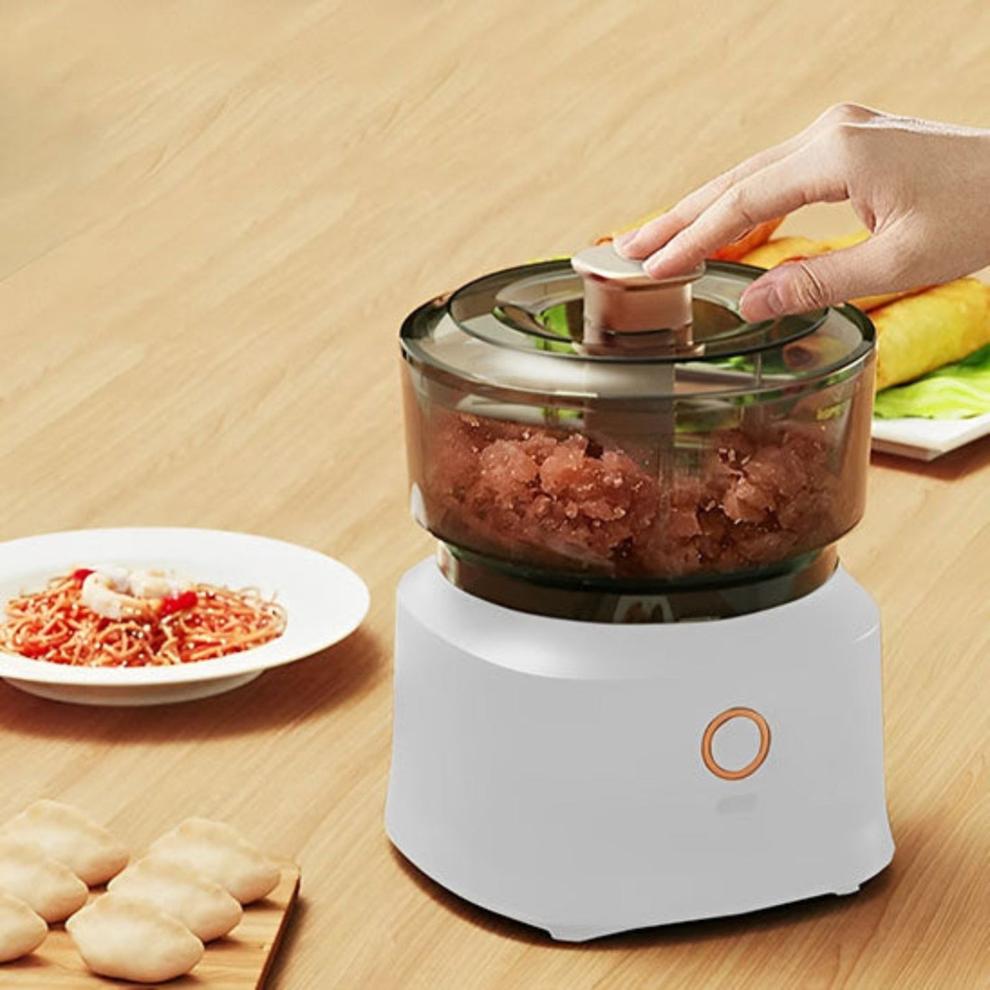 Boutons de contrôle du hachoir électrique sans fil