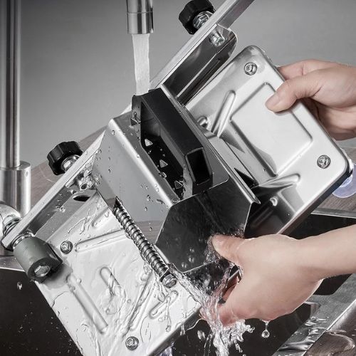 trancheuse a jambon robuste facile a laver