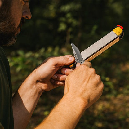 Affûteur couteau double face avec grains différents