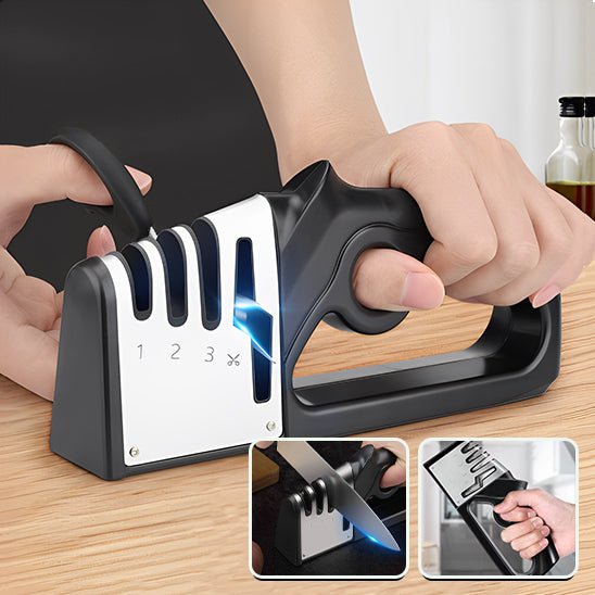 Aiguiseur couteau multifonctionnel avec fentes d'affûtage