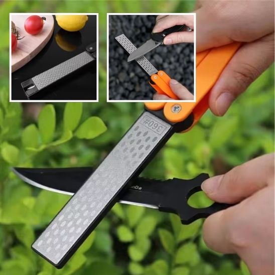 Aiguiseur couteau portatif pour affûtage en déplacement