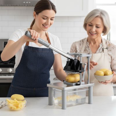 coupe frite professionnel rapido pour familles
