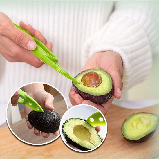 Couteau cuisine avocat pour fendre et dénoyauter en toute sécurité
