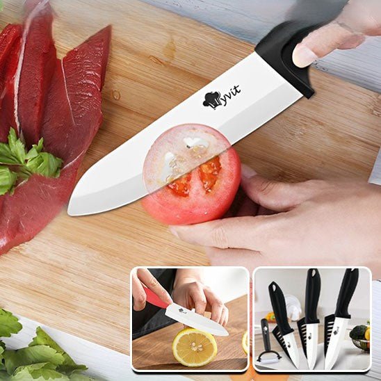 Couteau cuisine céramique tranchant et hygiénique pour découpes précises
