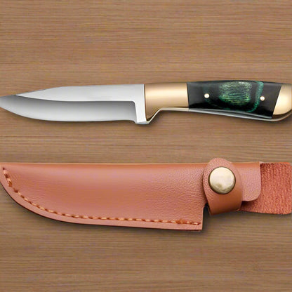 Couteau de cuisine manche vert