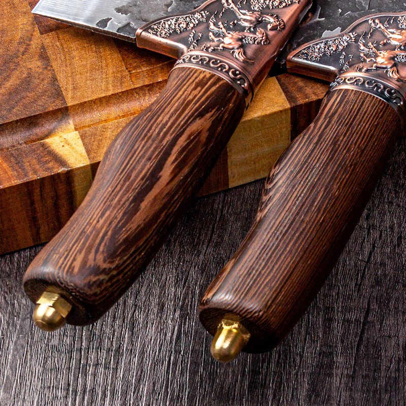 Couteau japonais manche ergonomique