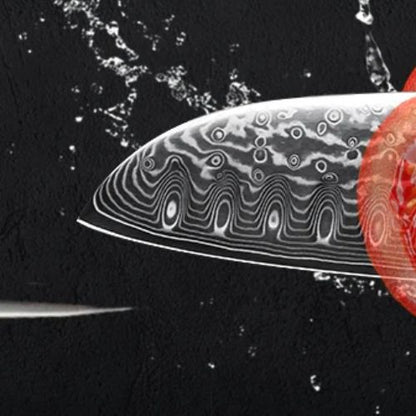 Couteau japonais santoku SHANZU pointe précise