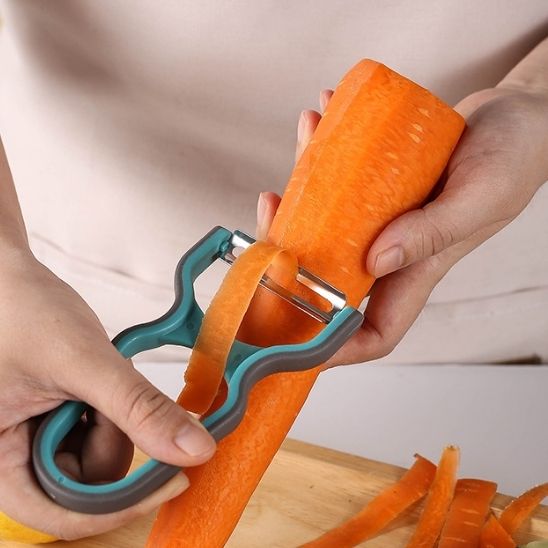 Econome râpe multifonction bleu