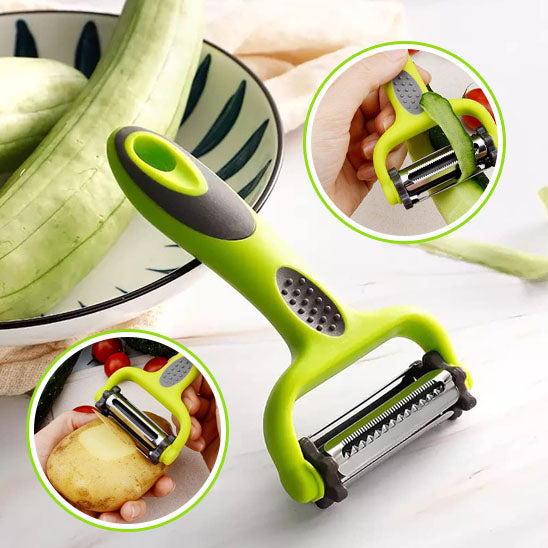 Econome rotatif 3 en 1 manche ergonomique
