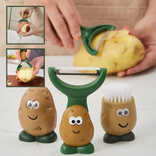 Eplucheur pomme Joie polyvalent multifonction
