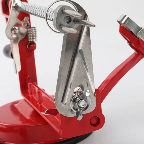 Eplucheur pomme manivelle crochet fixation
