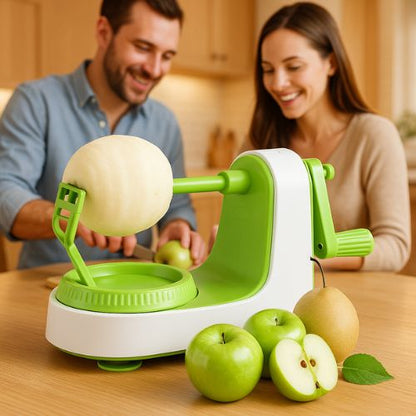 Eplucheur pomme multifonctionnel familles utilisation
