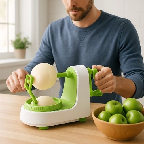 Eplucheur pomme multifonctionnel homme cuisine
