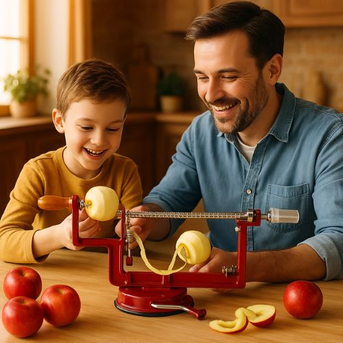 Eplucheur pomme manivelle peler fruits
