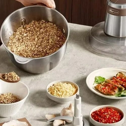 Hachoir a viande pour éliminer les grumeaux
