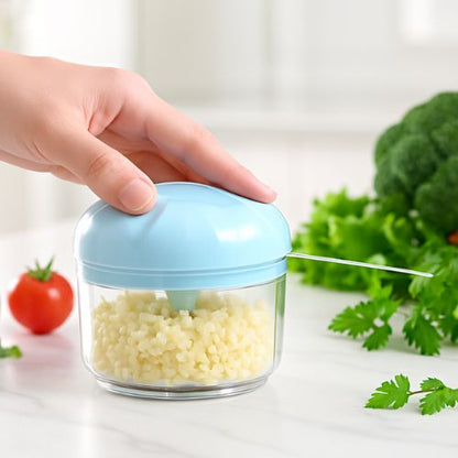 Hachoir manuel à corde pour hacher ail et légumes rapidement
