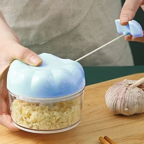 Hachoir manuel facile à utiliser - tirez la corde pour hacher
