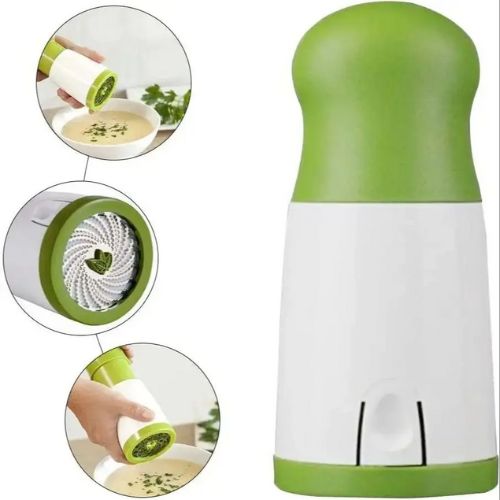 Hachoir Manuel Multifonction - Coupe Légumes, Oignons, Ail, Herbes Pour Sauce, Salade, Pesto En Quelques Secondes