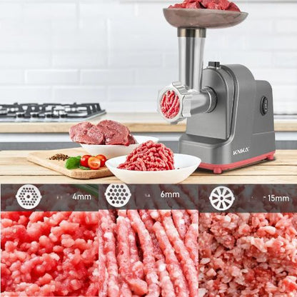 Hachoir a viande avec embouts multifonctions
