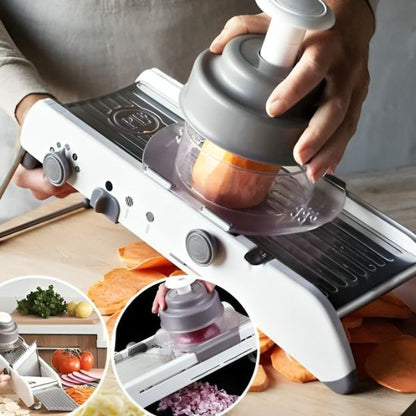 Lames interchangeables et accessoires mandoline cuisine multifonction

