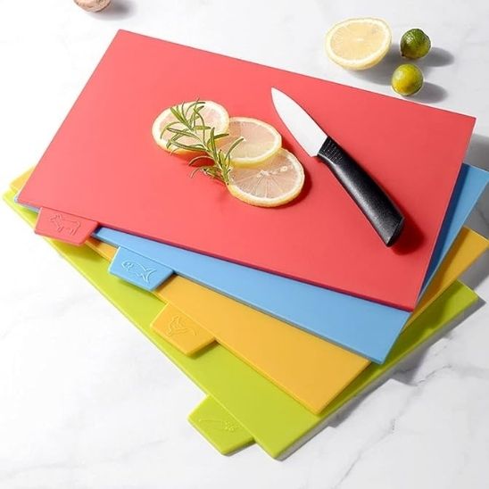 4 couleurs de planche verte, jaune,bleu, rouge