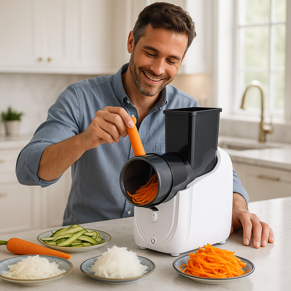 Lames interchangeables râpe électrique ChefRapide
