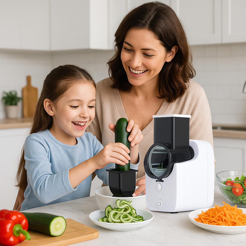 Râpe à légumes électrique ChefRapide multifonction
