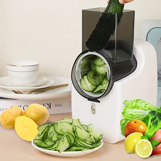 Utilisation facile râpe à légumes électrique
