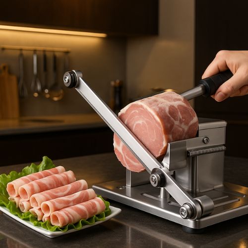 trancheuse a jambon robuste pour prosciutto
