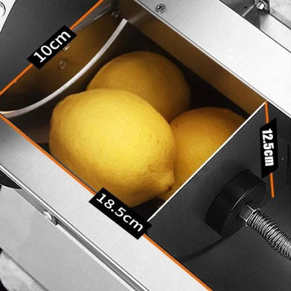 trancheuse rotatif avec compartiment pratique
