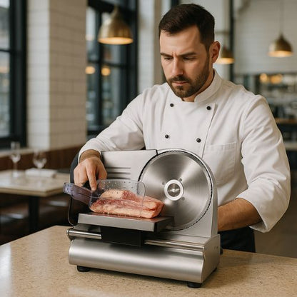 trancheuse electrique precision chef utilisation
