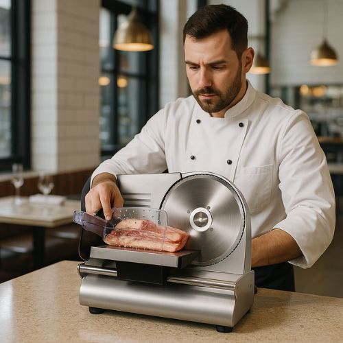 trancheuse electrique precision chef utilisation
