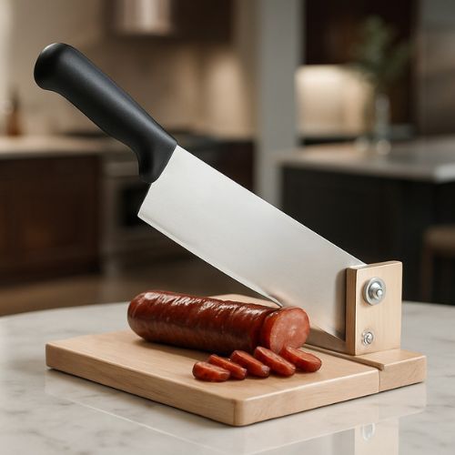 trancheuse saucisson precisionplus avec produits
